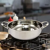 KIYODO 304不鏽鋼壽喜燒鍋-24cm-2入