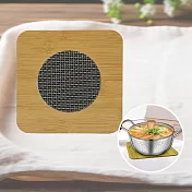 KIYODO方形原木止滑鍋墊-3入