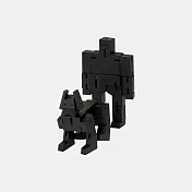 Cubebot 酷比人 Milo 酷比狗組合【經典迷你】木製變形積木機器人．益智設計玩具．療癒小物推薦 沈穩黑