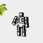 Cubebot 酷比人【限定小型骷髏款】木製變形積木機器人．益智設計玩具．療癒小物推薦