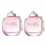 【COACH】紐約時尚經典女士淡香水 4.5ml(國際航空版) 2入組