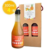 【THIS味販賣部】日日好酵鳳梨康普酵素300mlx4瓶(鳳梨酵素_禮盒)