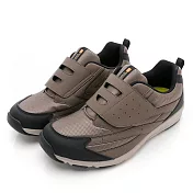 MOONSTAR月星 5E寬楦輕量健走鞋 JP25.5 褐灰