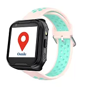 Osmile ED1000 個人衛星定位器手錶｜盲人語音報時 × 醒目 SOS × 安心守護 粉綠