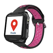 Osmile ED1000 個人衛星定位器手錶｜盲人語音報時 × 醒目 SOS × 安心守護 紫黑