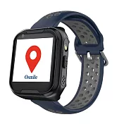 Osmile ED1000 個人衛星定位器手錶｜盲人語音報時 × 醒目 SOS × 安心守護 灰藍