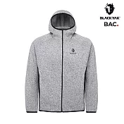 BLACKYAK 男 SAKARIBA刷毛連帽外套 L 淺灰