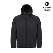 BLACKYAK 男 SAKARIBA刷毛連帽外套 L 碳黑