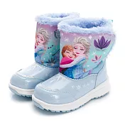MOONSTAR月星 冰雪奇緣防水童靴 16 藍