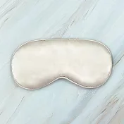 【科美】雙面仿真絲遮光眼罩 睡眠眼罩多色可選 （親膚透氣 調節扣 安心好眠） 香檳色21*10cm