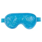 【環安家居】凝膠珠珠眼罩 冷熱雙效絨布護眼罩 （無壓感佩戴 兩面可用） 藍色20.5×9.8m