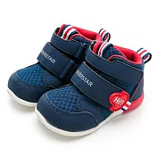 MOONSTAR月星 HI系列3E寬楦寶寶學步鞋 13 深藍