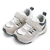 MOONSTAR月星 HI系列十大機能3E寬楦機能童鞋 17 卡其