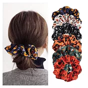 【Hera 赫拉】歐美萬聖節大腸髮圈髮繩 六入組 H114111805 六色入