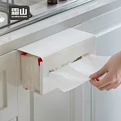 【日本霜山】櫥櫃層板用懸掛式廚房紙巾架