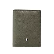 Montblanc 萬寶龍 匠心4卡卡夾 名片夾 卡套 迷你皮夾 男士禮物 商務人士必備 -  中灰色