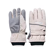 【ONEDER 旺達】美麗佳人防水手套 保暖加絨手套 止滑防風機車手套-  斜紋-米 MC-HW07-2