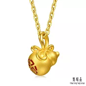 【點睛品】網路獨家款 福蝶結 黃金吊墜_計價黃金