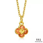 【點睛品】網路獨家款 幸運如意結 黃金吊墜_計價黃金