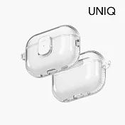 UNIQ 新加坡 Glase Pro 輕薄透明藍牙耳機保護套 AirPods Pro 第3代 透白