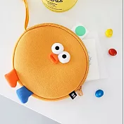 Romane Brunch brother 早午餐兄弟 pompom 小毛球化妝包 黃