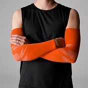 【ROCKAY】Ignite Arm Sleeves 高循環機能運動袖套 L-XL Orange/White