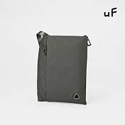 【uF】大開口筆電手提包(14吋) 橄欖綠