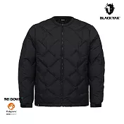 BLACKYAK 男 LIGHTZERO輕量圓領羽絨外套 L 黑色