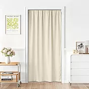 無印風格 防貓抓門簾100*200cm/長門簾(門廉/風水簾/隔簾/廚房門簾/拉簾/窗簾) 奶油白 100*200cm