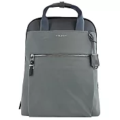 TUMI VOYAGEUR系列尼龍前口袋後背包/適用14吋筆電 灰