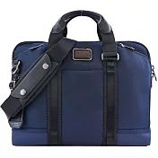 TUMI ALPHA BRAVO ACADEMY系列尼龍雙帶兩用公事包 海軍藍