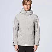 【荒野wildland】男Polartec中空輕量極暖防水外套218雲杉綠 M 160冰山灰