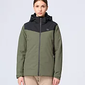 【荒野wildland】女防水3in1+羽絨兩件式外套231龍紋綠(內層羽絨:龍紋綠) S 231龍紋綠