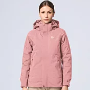 【荒野wildland】女彈性防水3in1+羽絨兩件式外套221裸霧粉 S 裸霧粉