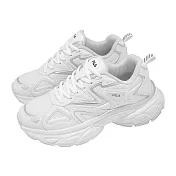 Fila 休閒鞋 Glacier 女鞋 白 復古 老爹鞋 5C933Z110 23.5cm WHITE