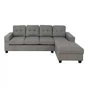 IDEA-貝蒙隱藏收納亞麻貴妃椅/面右款