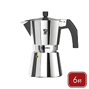 《GHIDINI》Italexpress義式摩卡壺 - 黑銀6杯