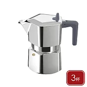 《GHIDINI》Pentaexpress義式摩卡壺 - 灰銀3杯