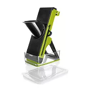 《ibili》附收納盒3in1手握式刨切組(綠黑) | 料理刨絲器 刨片器 刨絲刀 切絲器