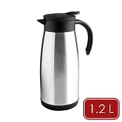 《ibili》按壓式雙層不鏽鋼保溫壺 - 1.2L