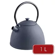 《ibili》Navan鑄鐵濾茶壺 - 深霧灰1L