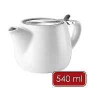 《ibili》Luxor瓷製濾茶壺 - 霧白540ml