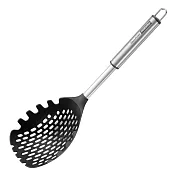 《tescoma》Grandchef不沾鍋尼龍濾杓(灰37cm) | 濾湯杓 義大利麵杓