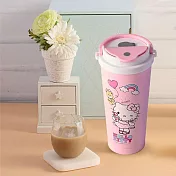 三麗鷗 休閒不鏽鋼吸管杯750ml-三款可選 P720 HELLO KITTY