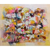 【玲廊滿藝】呂月華-歡樂時光60.5x72.5cm