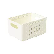 BESTHOT 居家伸縮收納盒 奶油白中號