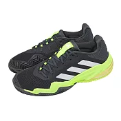 adidas 網球鞋 Barricade 13 M CL 男鞋 黑 綠 紅土 抗扭 緩震 愛迪達 IH2560