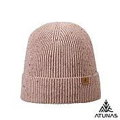 【ATUNAS 歐都納】GORE INFINIUM防風保暖微點點毛帽/針織帽A1AH2512N- 粉膚