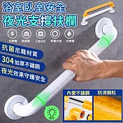 浴室臥室安全夜光支撐扶欄(50cm) 50cm黃色