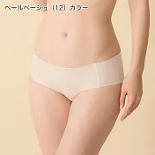 日本【GUNZE郡是】Fitte 新款 無縫無痕內褲 服貼不緊勒 M 水晶米色